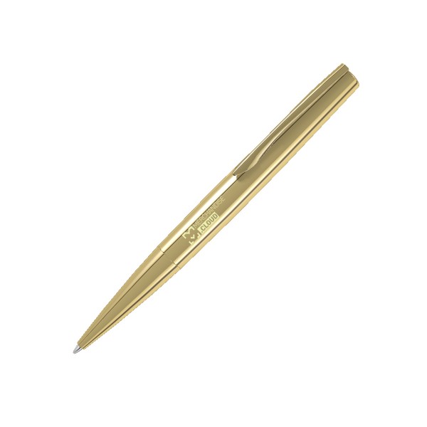 Metall Drehkugelschreiber (24 ct vergoldet)